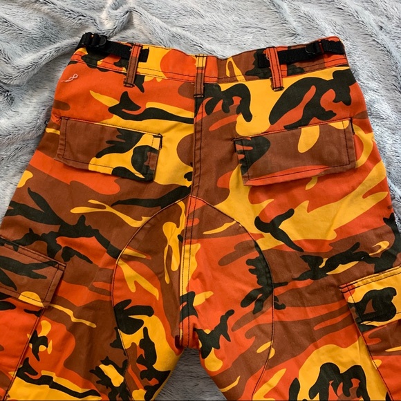 Army-style Orange Camo Pants🔥 - Picture 7 of 13